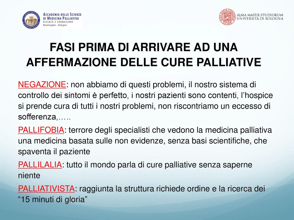 LE CURE PALLIATIVE Guido Biasco Ppt Scaricare